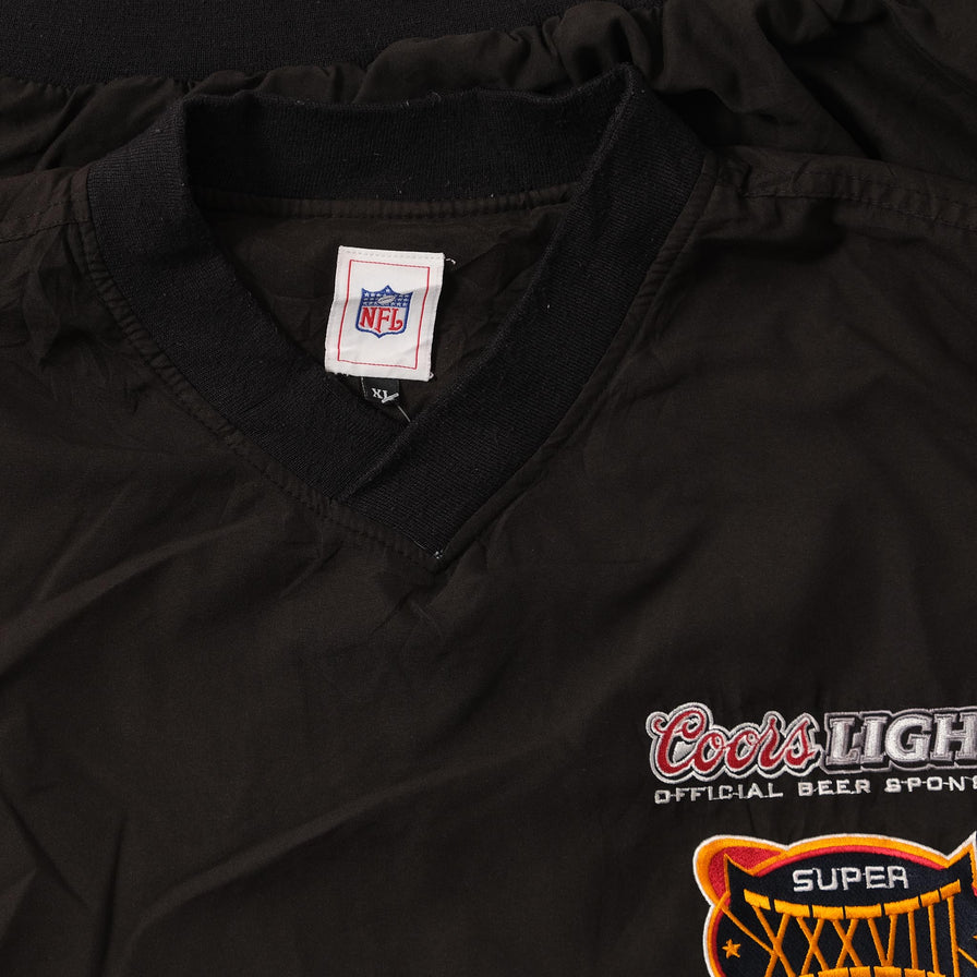 Vintage Super Bowl 2004 Windbreaker XLarge 