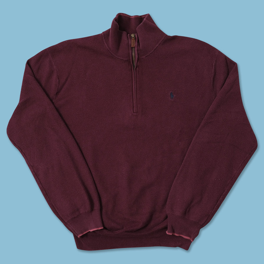 Polo Ralph Lauren Q-Zip Knit Sweater Large 