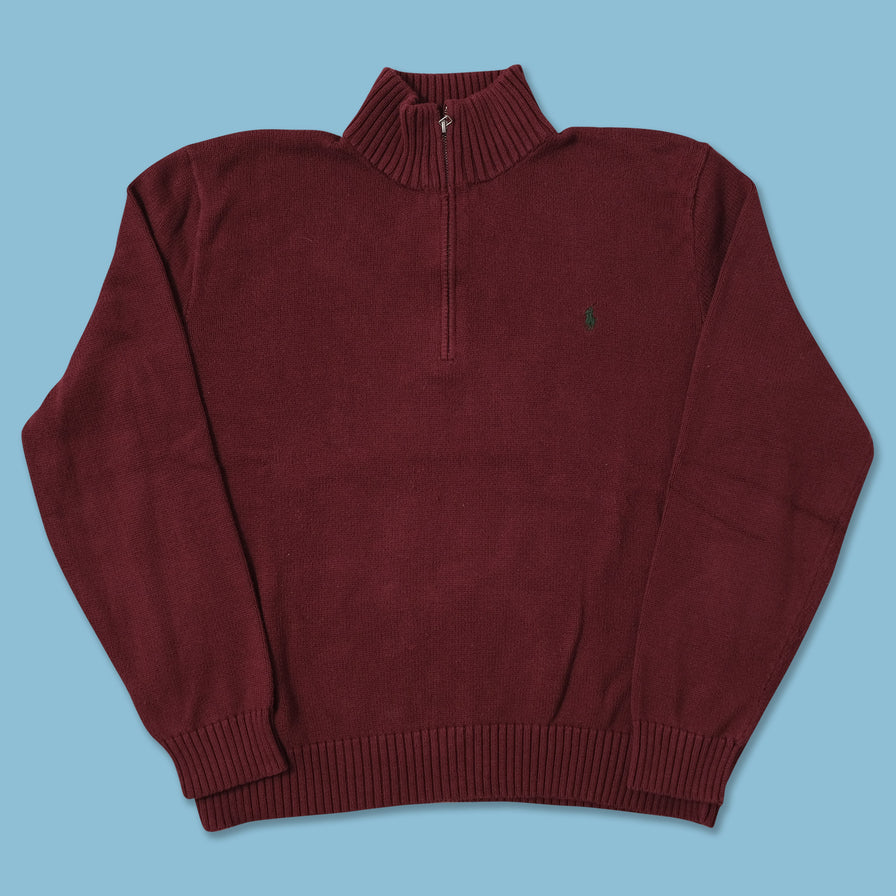 Polo Ralph Lauren Q-Zip Knit Sweater XLarge 
