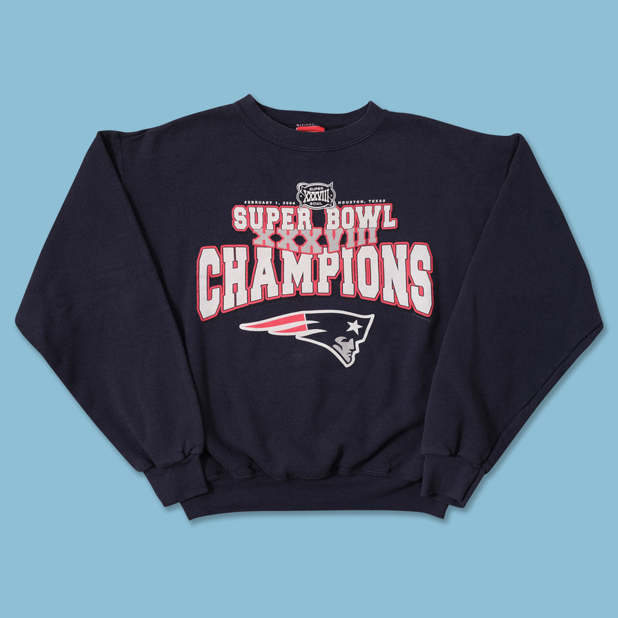 2004 Women's New England Patriots Sweater Medium 