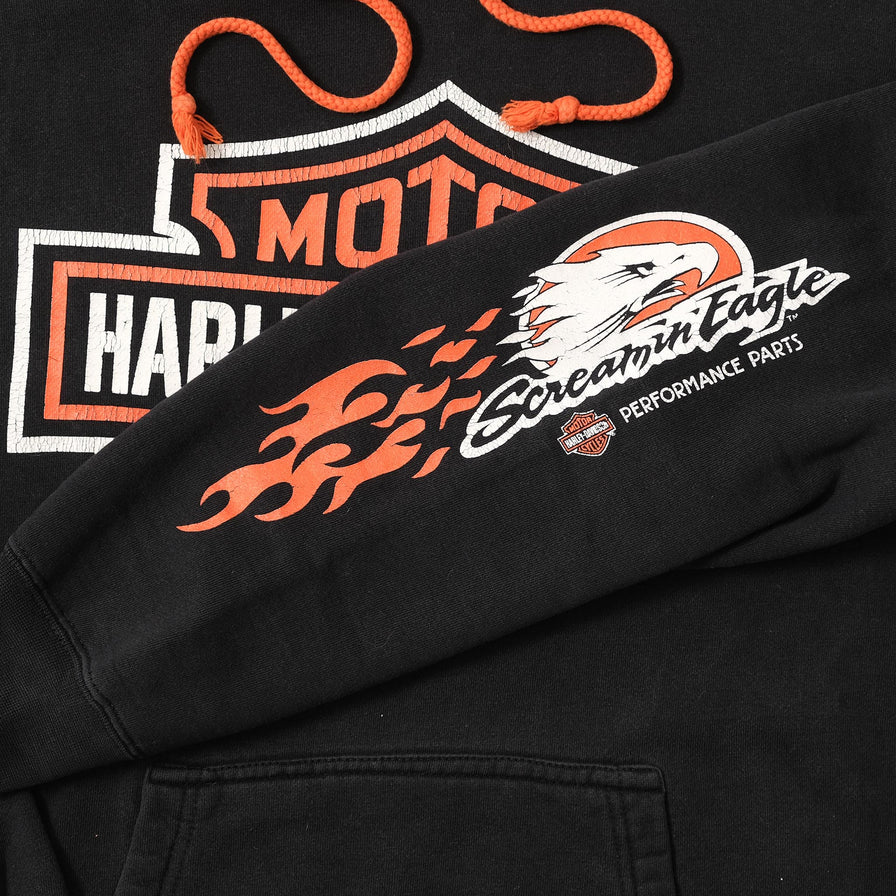 Vintage Harley Davidson Hoody Medium 