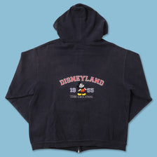 Vintage Disneyland Mickey Mouse Zip Hoody Large 