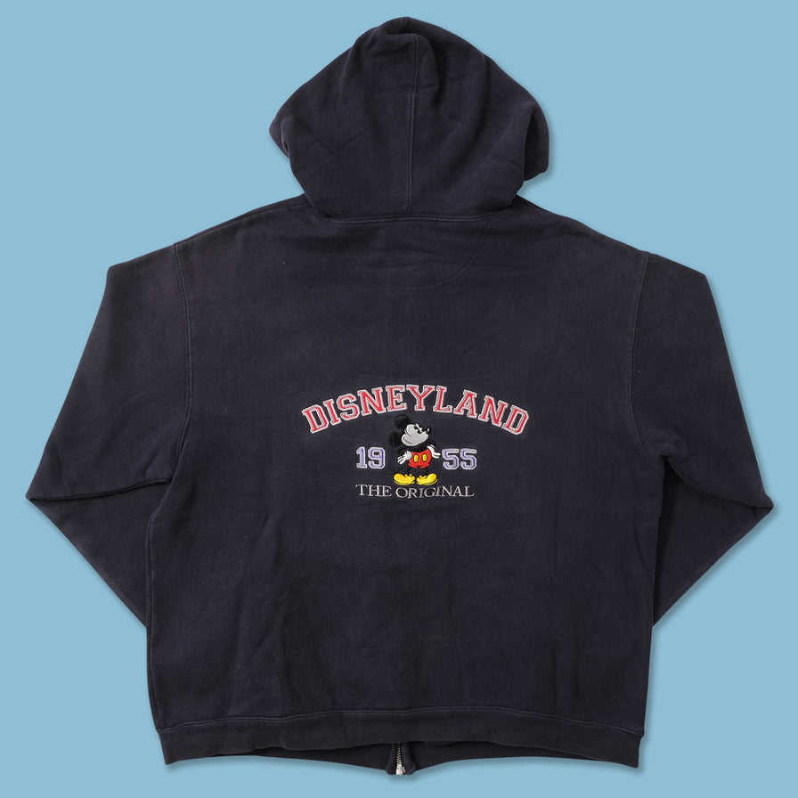Vintage Disneyland Mickey Mouse Zip Hoody Large 