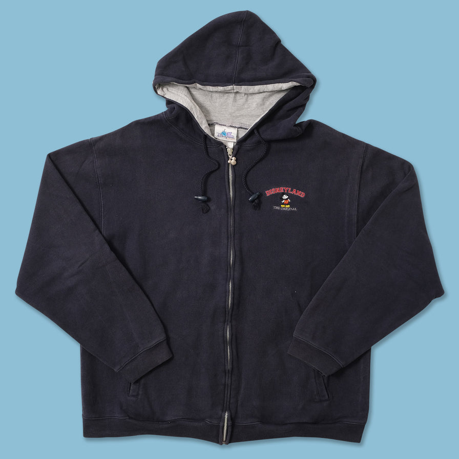 Vintage Disneyland Mickey Mouse Zip Hoody Large 