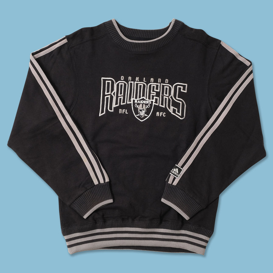 Vintage Women's adidas Oakland Raiders Sweater Small 