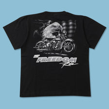 Vintage USA Eagle Biker T-Shirt Large 