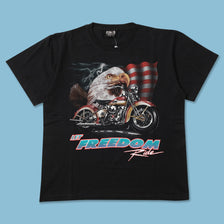 Vintage USA Eagle Biker T-Shirt Large 