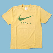 Vintage Nike Brasil T-Shirt Medium 
