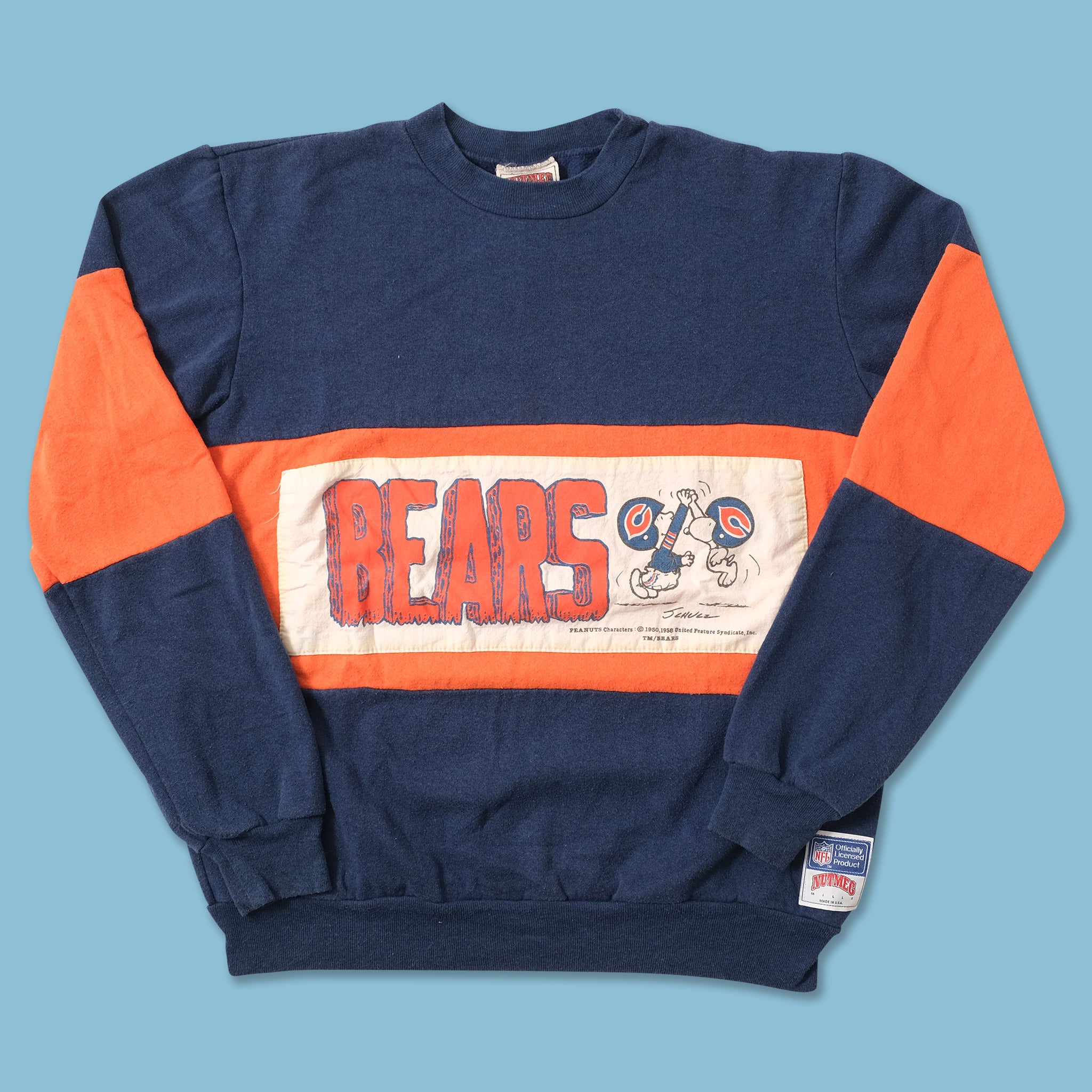 NFL Chicago Bears Unisex Throwback Intarsia Sweater