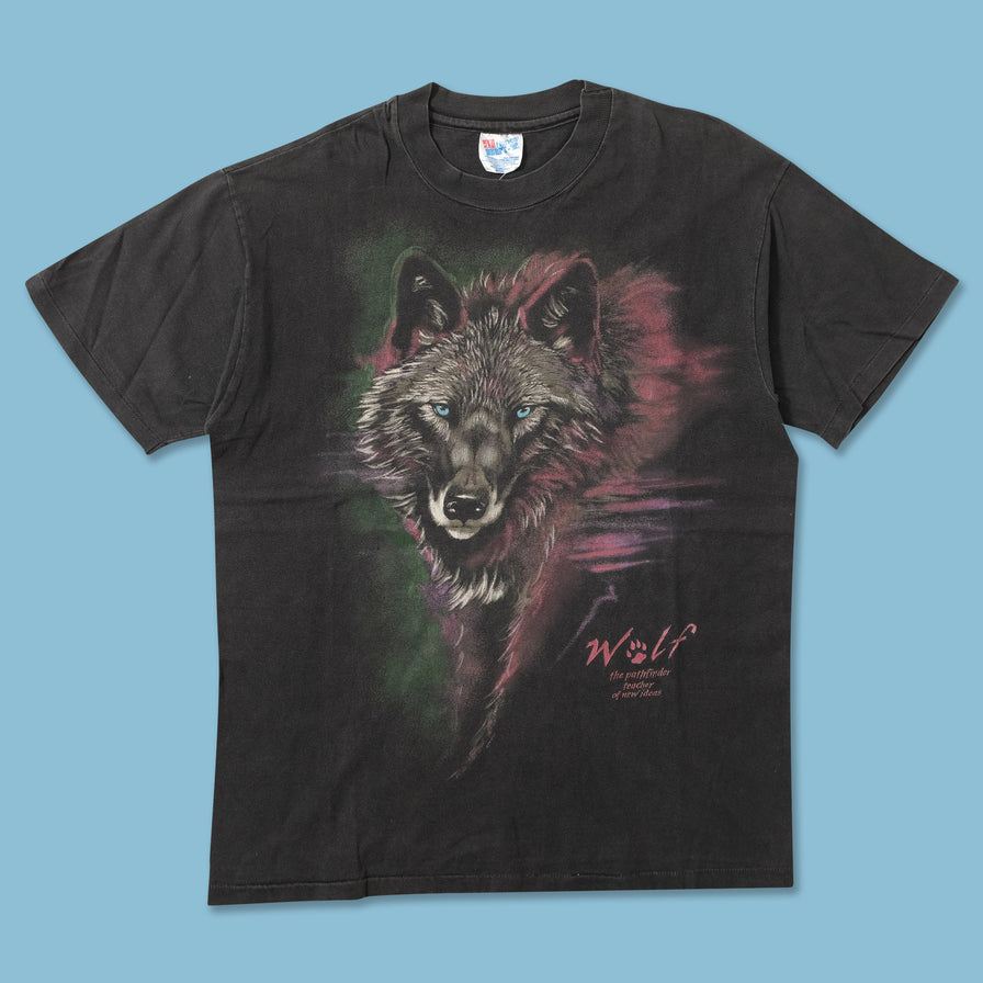 Vintage Wolf T-Shirt Medium 