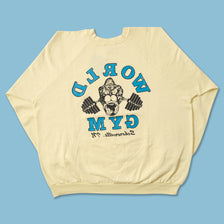Vintage World Gym Sweater XLarge