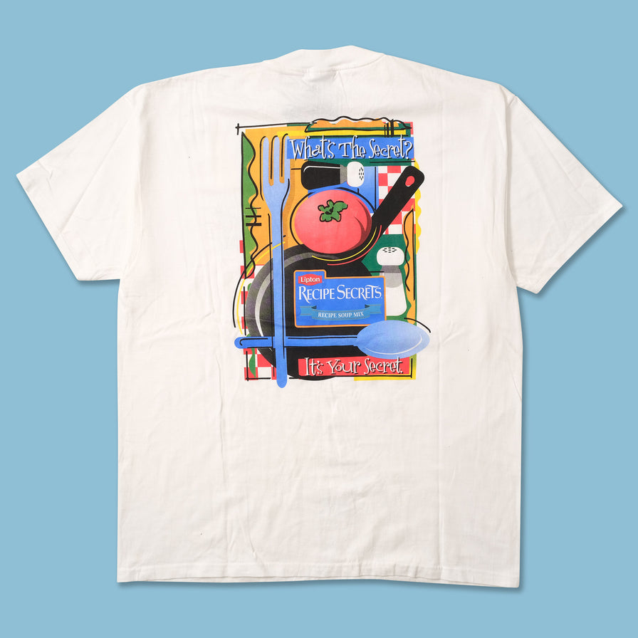 Vintage Lipton Summer Chef T-Shirt XLarge 