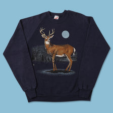 Vintage Deer Sweater Small 