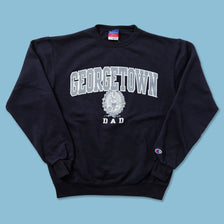 Vintage Champion Georgetown Hoyas Sweater Small 