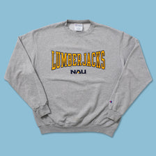 Champion NAU Lumberjacks Sweater Large 