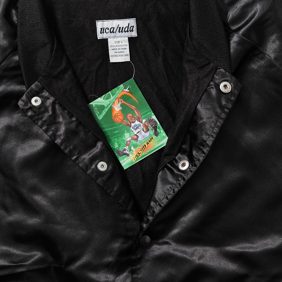 Vintage Satin Varsity Jacket Large 