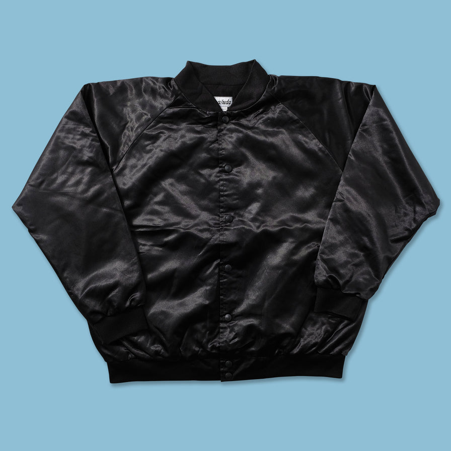 Vintage Satin Varsity Jacket Large 
