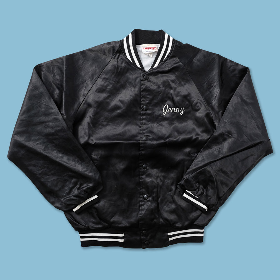 Vintage Satin Varsity Jacket Medium 