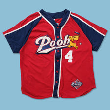 Vintage Winnie Pooh Baseball Jersey Medium 