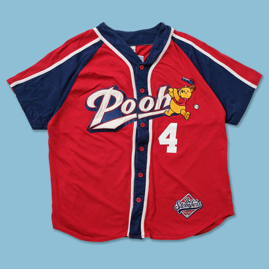 Vintage Winnie Pooh Baseball Jersey Medium 
