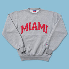Vintage Champion Miami Sweater Small 