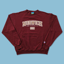 Champion Norwich University Sweater Medium 
