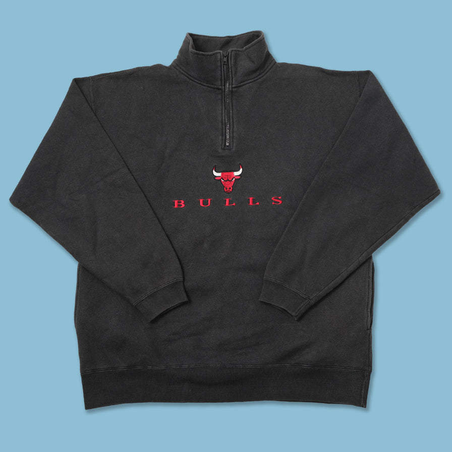 Vintage Chicago Bulls Q-Zip Sweater XLarge 