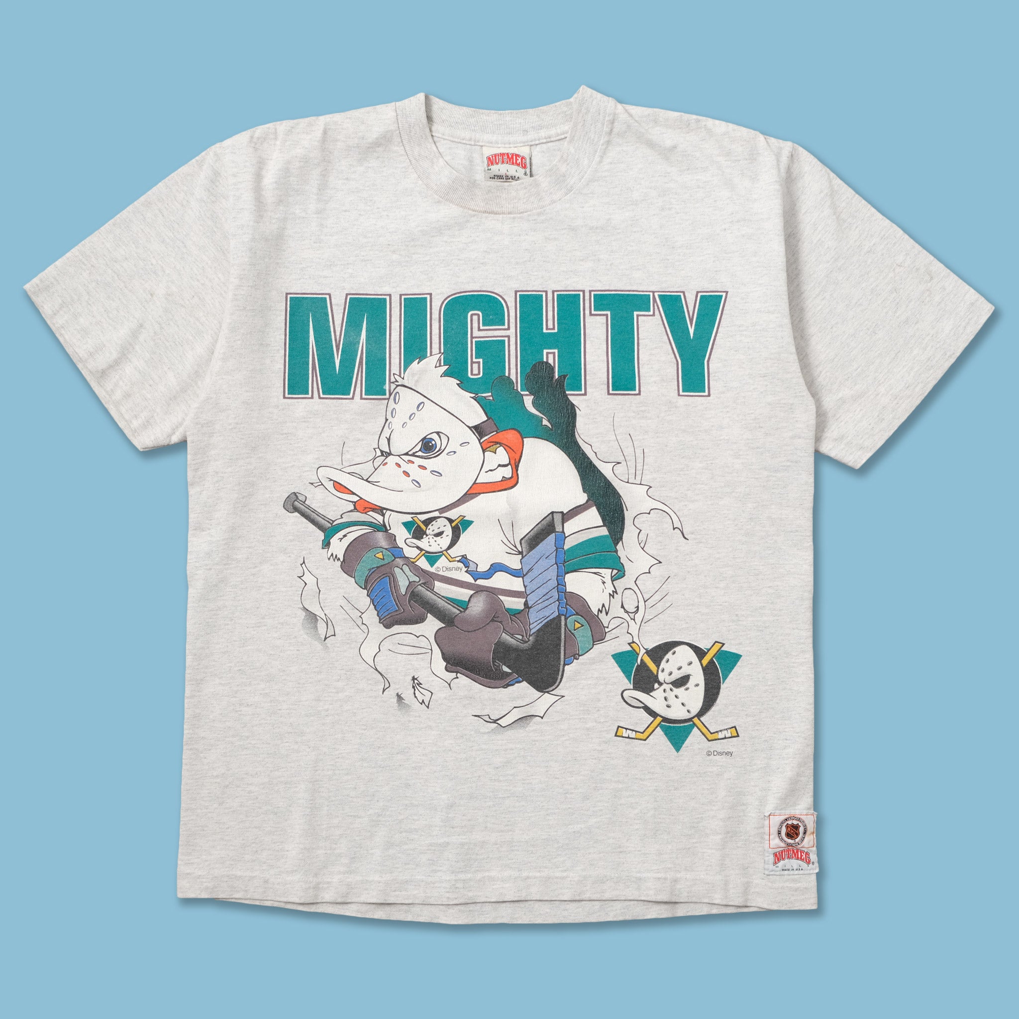 SAMPLE 1/1 Vintage Mighty Ducks Shirt Tagged Large (22X31) Disney