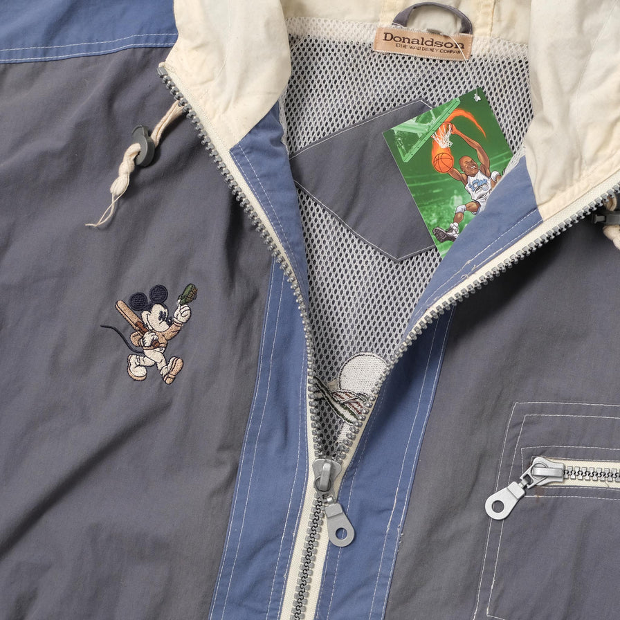 Vintage Mickey Mouse Cricket Jacket XLarge 