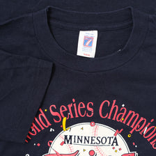 Vintage 1991 Minnesota Twins T-Shirt Medium 