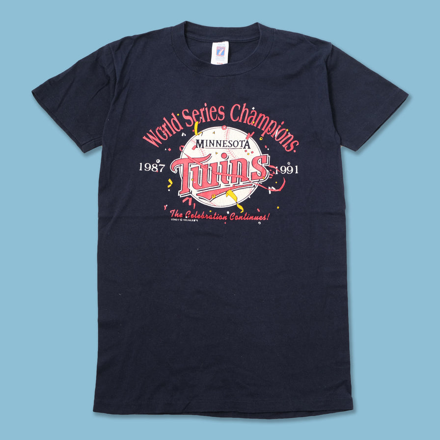 Vintage 1991 Minnesota Twins T-Shirt Medium 