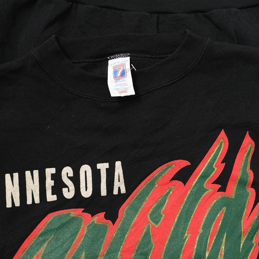 Vintage Minnesota Wild Sweater Large 