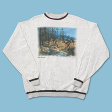 Vintage 1992 Deer Crossing Sweater XLarge 