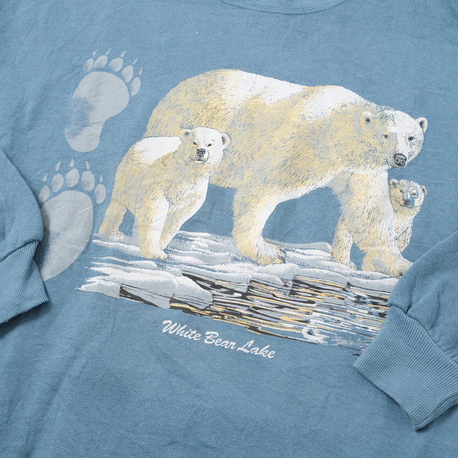 Vintage White Bear Lake Sweater Large 
