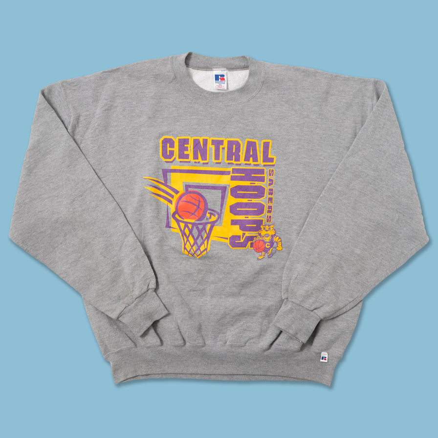 Vintage Central Sabers Hoops Sweater XXLarge 