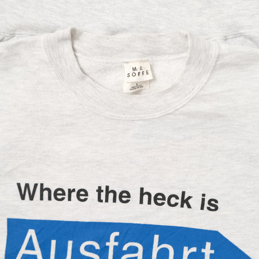 Vintage WTH Is Germany Sweater Large 