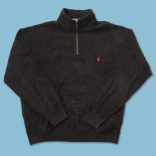 Vintage Polo Ralph Lauren Q-Zip Fleece Medium 