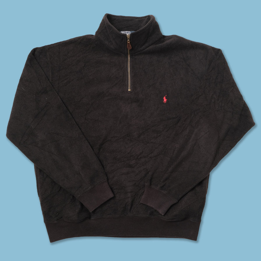 Vintage Polo Ralph Lauren Q-Zip Fleece Medium 