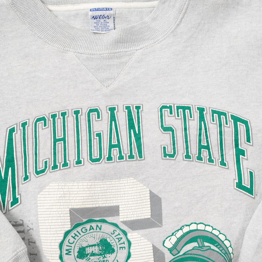Vintage 1989 Michigan State Sweater XLarge 