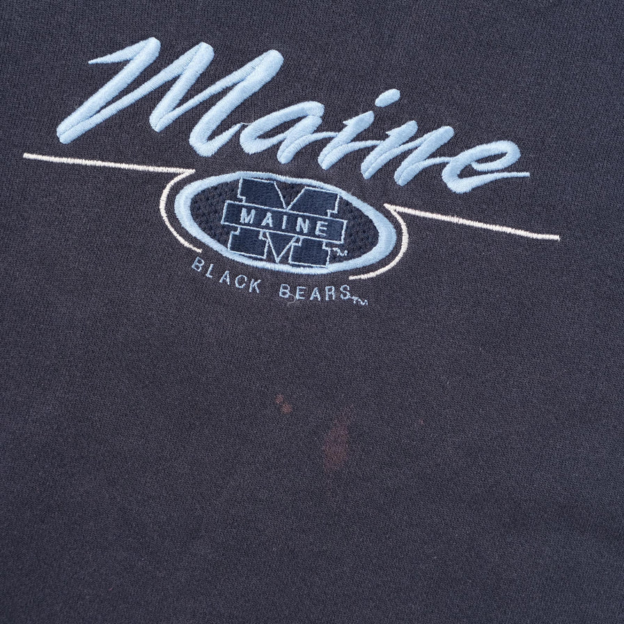 Vintage Maine Black Bears Sweater Large 