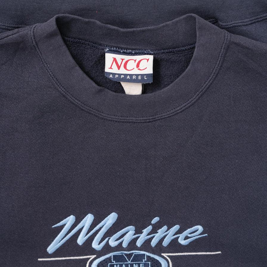 Vintage Maine Black Bears Sweater Large 