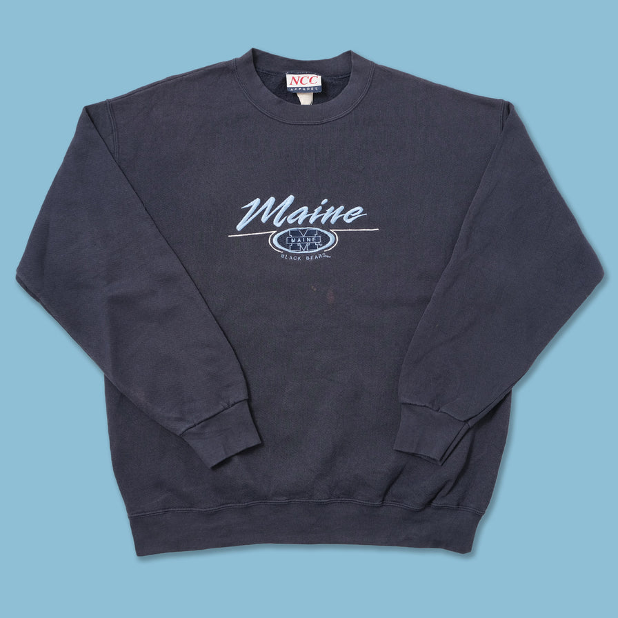 Vintage Maine Black Bears Sweater Large 