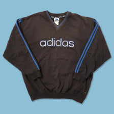 Vintage adidas V-Neck Sweater Large 