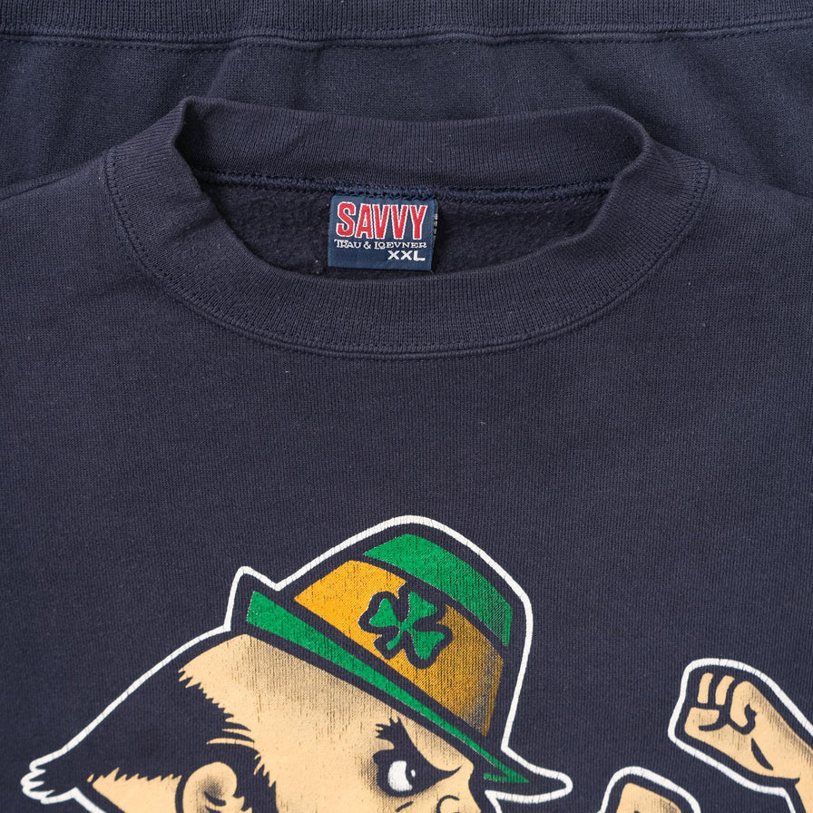 Vintage Notre Dame Sweater XXLarge 