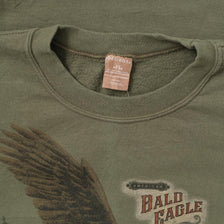 Vintage Bald Eagle Sweater Large 