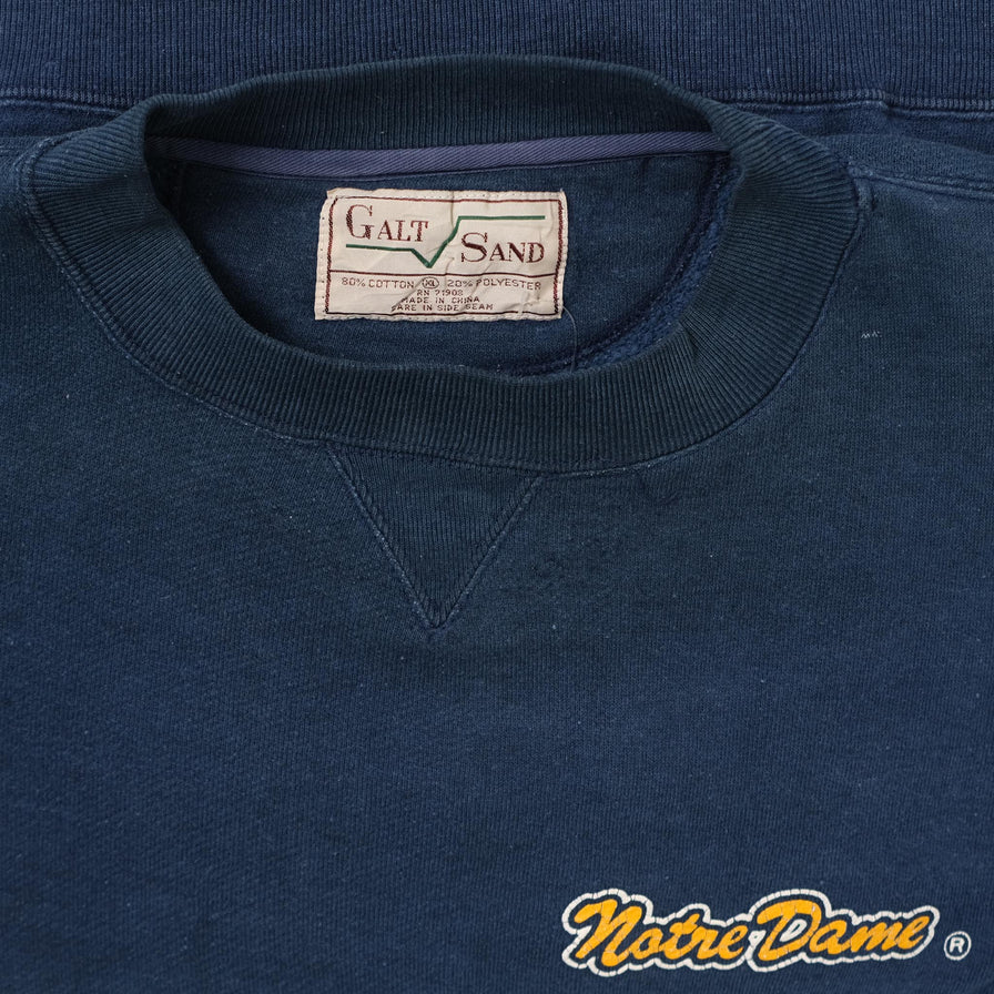 Vintage Notre Dame Sweater XLarge 