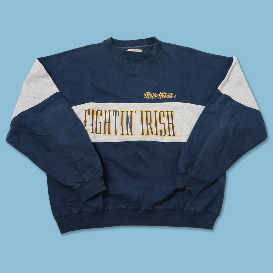 Vintage Notre Dame Sweater XLarge 
