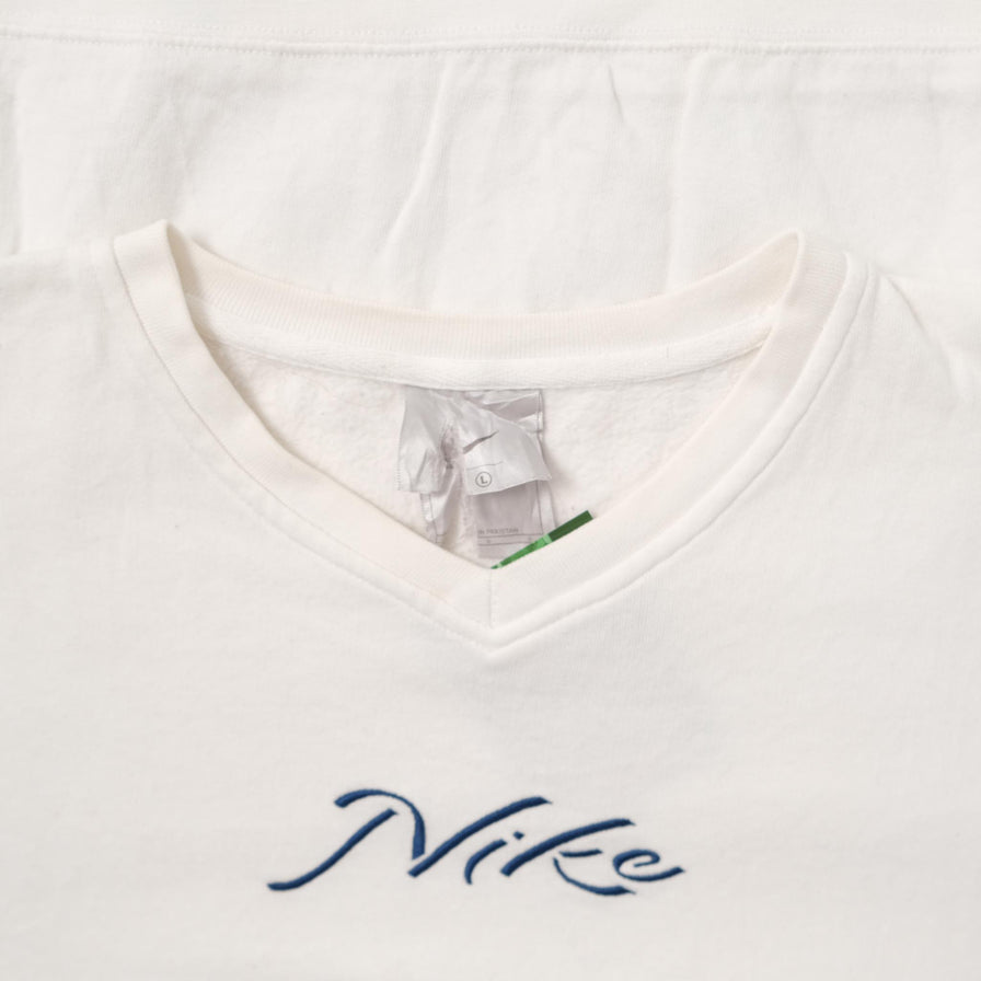 Vintage Nike V-Neck Sweater Large 