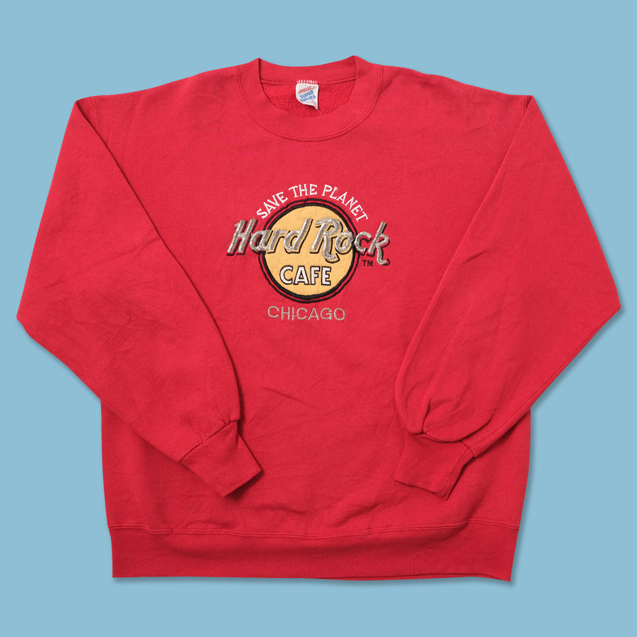 Vintage Hard Rock Cafe Chicago Sweater Medium 