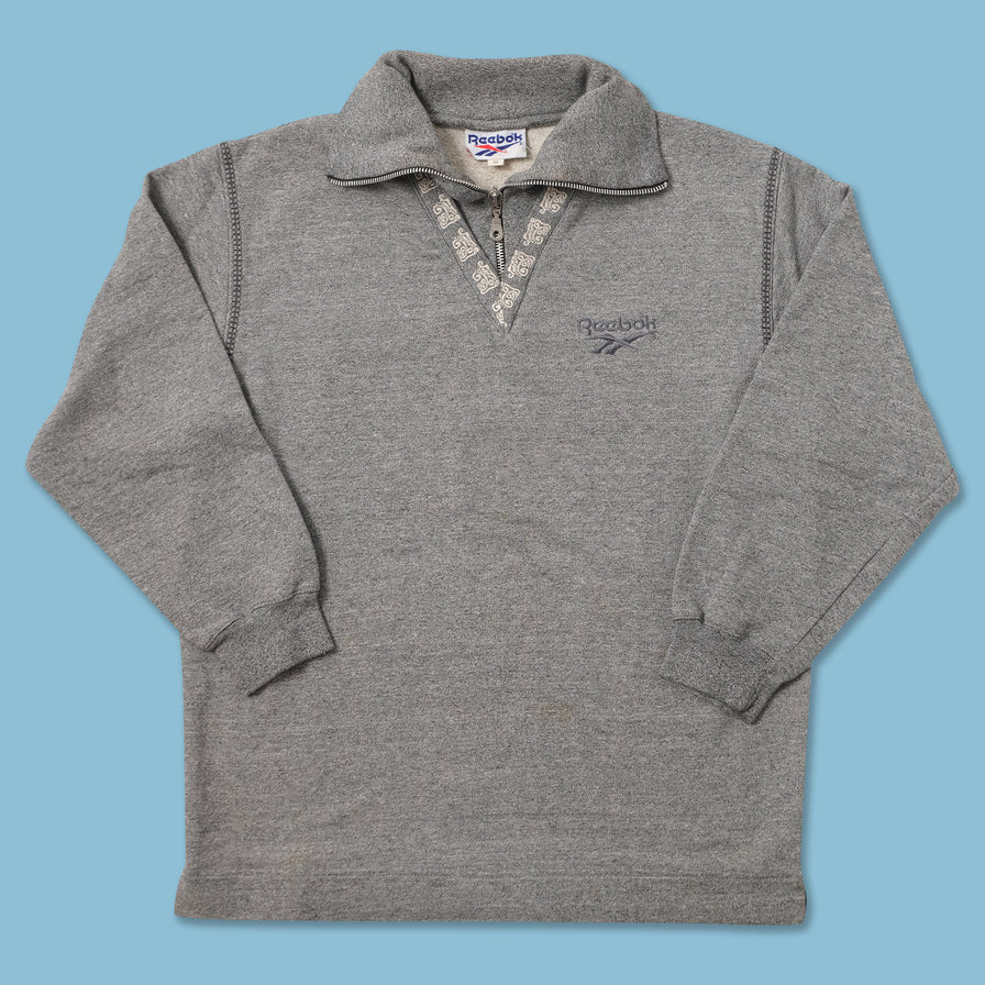 Vintage Reebok Q-Zip Sweater Small 
